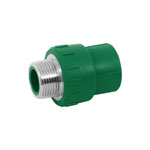 CV-613 | Adaptador PPR 1' macho con inserto metálico, Foset