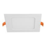 EMP-400LC | Luminario ultra delgado LED 6 W empotrar cuadrado luz cálida