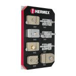EX-HE-SB | Exhibidor con cerraduras, Hermex