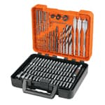 JBPUN-100 | Juego de 100 brocas y puntas en estuche plástico, Truper