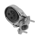 MUFA-1/2 | Mufa con abrazadera para tubo 1/2', Volteck