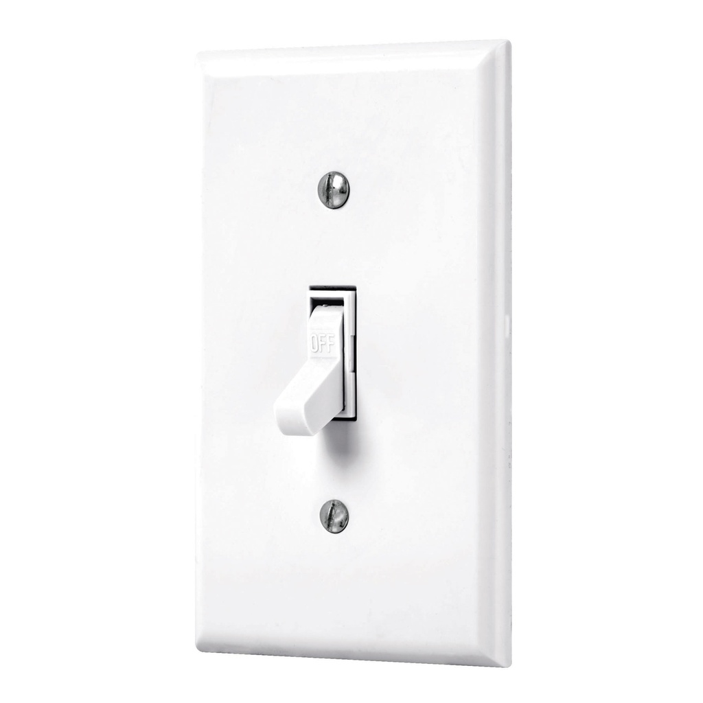 PA-APSE-SB | Placa armada interruptor sencillo, línea Standard, blanco