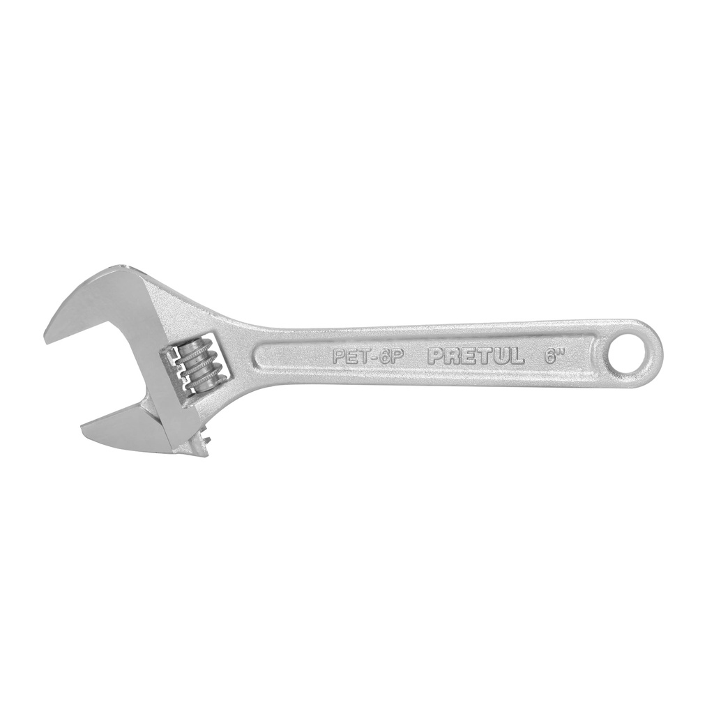 PET-6P | Llave ajustable (perico) 6' cromada, Pretul