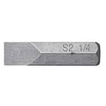 PUDE-3125 | Estuche con 5 puntas planas de 1/4' largo 1', Truper Expert