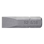 PUDE-3131 | Estuche con 5 puntas planas de 5/16' largo 1', Truper Expert