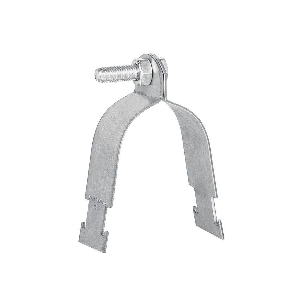 PU-2A | Abrazadera para unicanal de 2', Volteck