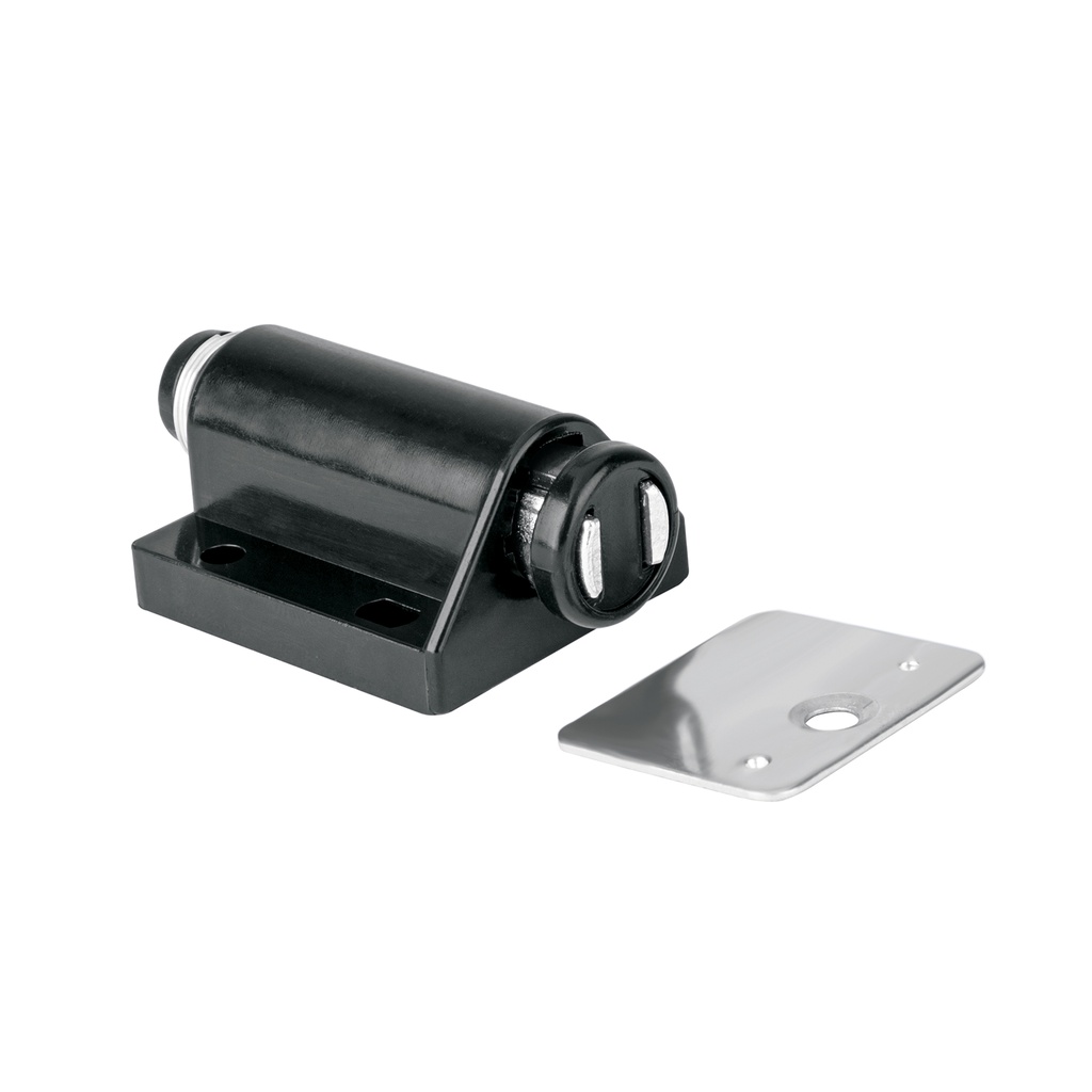 PIMA-6 | Pistón Magnético para puerta / cajón, negro. Hermex