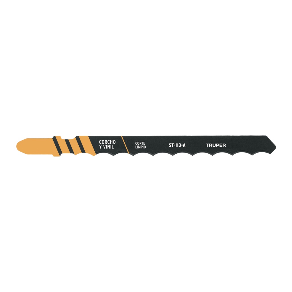 ST-113-A | Blíster 5 seguetas T, cuchilla HCS, para material suave