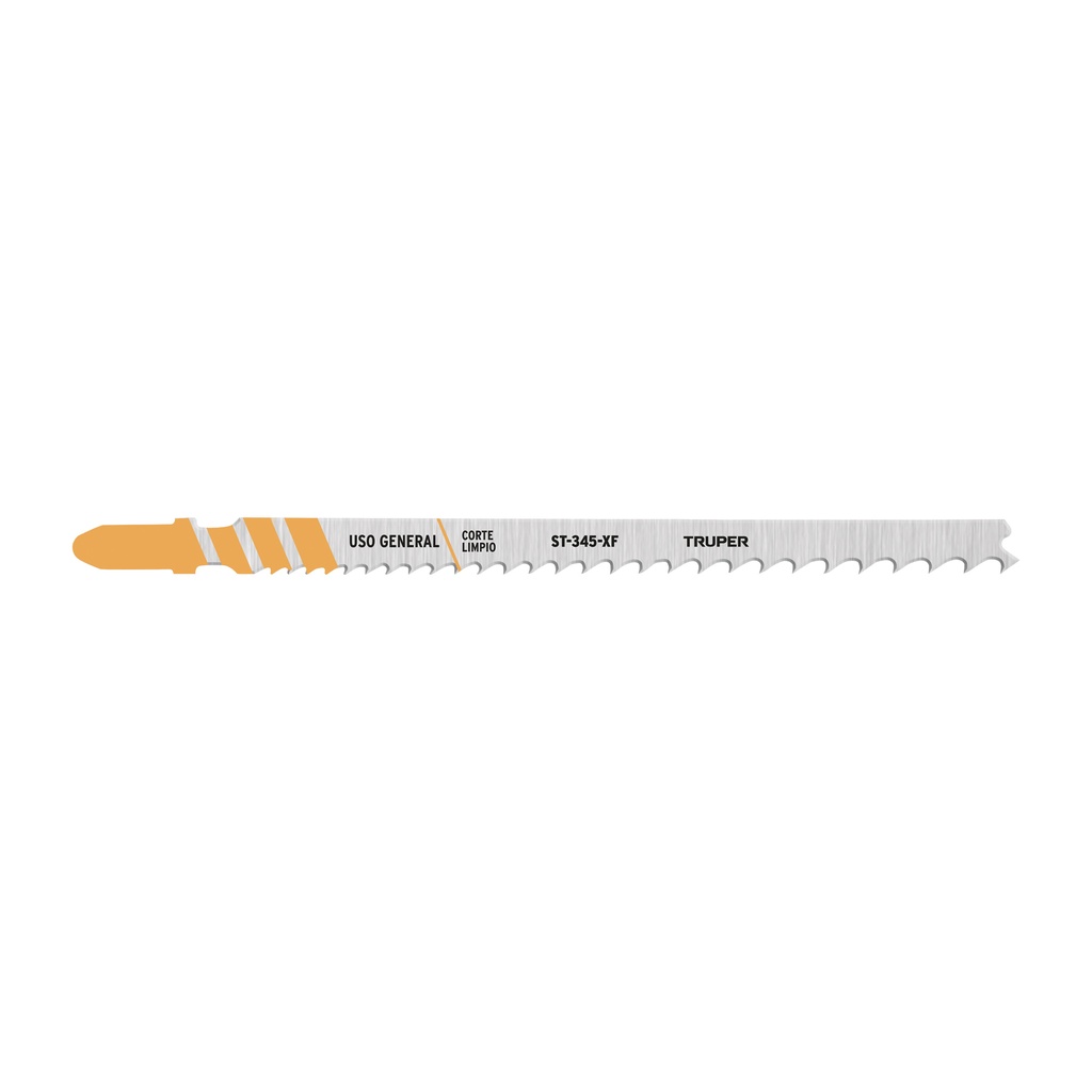 ST-345-XF | Blíster 5 seguetas T, 5-10 DPP BIM, corte recto uso general