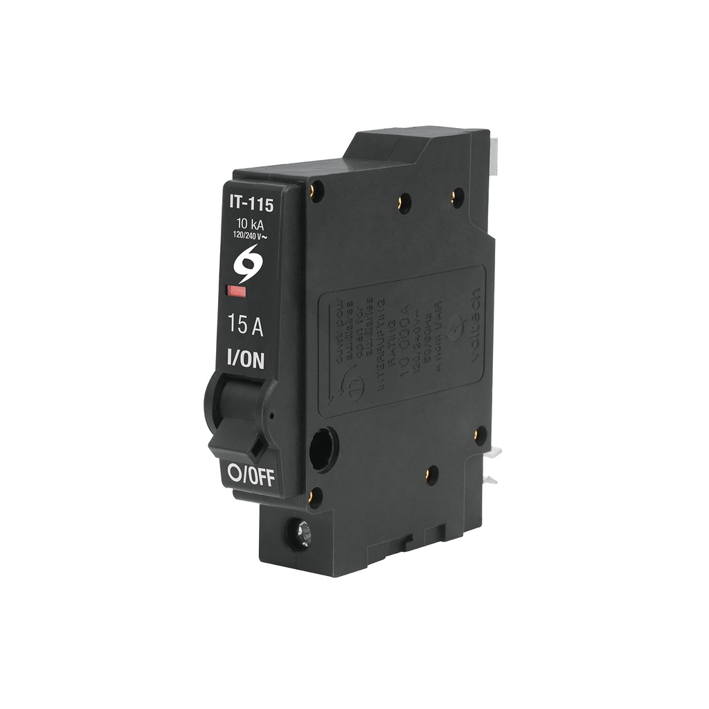 IT-115G | Interruptor de 1 polo 15A, enchufable, a granel, VOLTECK