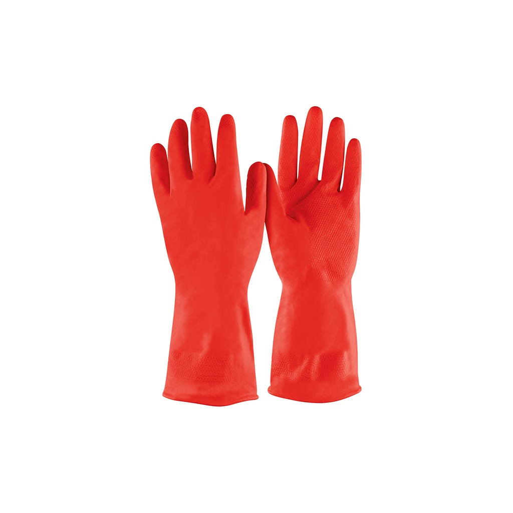 GU-349 | Guantes de látex para limpieza, rojos, XG, Pretul