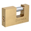 COR-75P | Candado antipalanca 75 mm cuerpo de latón, Hermex Basic