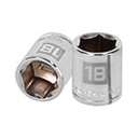 D-3818-HM | Dado de 18 mm, 6 puntas, cuadro 3/8', Truper