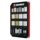 EX-HE-BI | Exhibidor con bisagras, Hermex