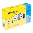 FOTW-24CPX4 | Pack de 4 lámparas espiral T4 24 W luz de día, caja, Volteck