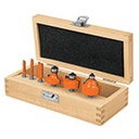 JBROU-6 | Juego de 6 brocas para router, Truper