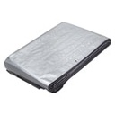 LT-612 | Lona gris reforzada 6 x 12 m, Truper