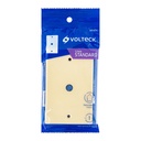 PPAN-S | Placa de ABS pasacable, Standard, marfil, Volteck