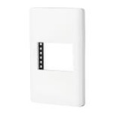 PPSE15-LB | Placa blanca de 1 ventana 1.5 módulos, línea Lisboa, Volteck