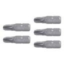 PUDE-2103 | Estuche con 5 puntas pozidriv PZ3 largo 1', Truper Expert