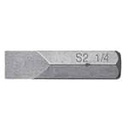 PUDE-3125 | Estuche con 5 puntas planas de 1/4' largo 1', Truper Expert