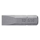 PUDE-3131 | Estuche con 5 puntas planas de 5/16' largo 1', Truper Expert