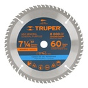 ST-760 | Disco sierra 7- 1/4' para madera, 60 dientes centro 5/8'