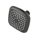 R-401SM | Regadera cuadrada de ABS 3-3/4' sin brazo, negro, Basic