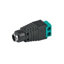 CTV-1H | Conector de energía para CCTV tipo hembra, Volteck